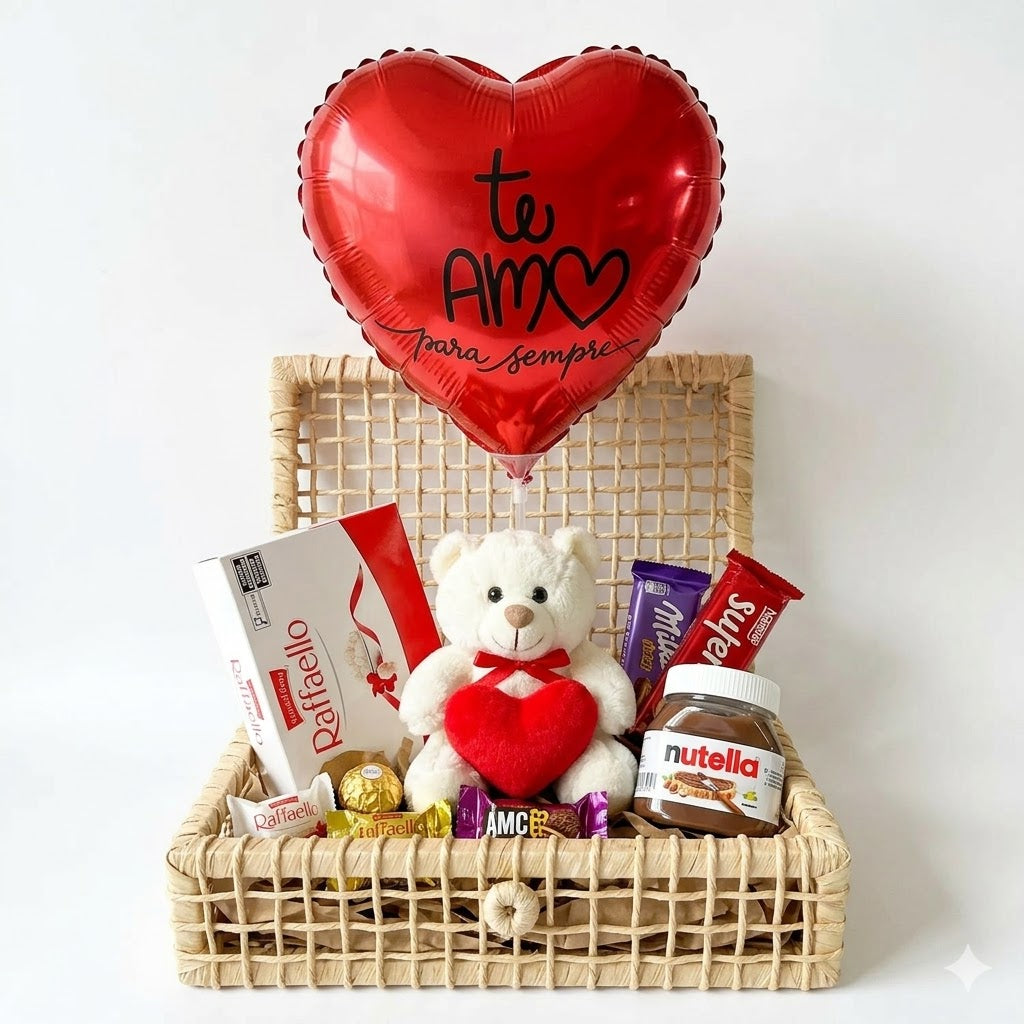 Baú de Luxo Te Amo Para Sempre